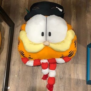 Garfield Pillow 90’s Plush Christmas Collectible